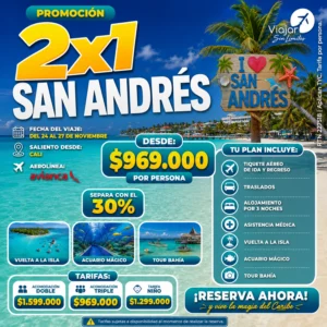 SAN ANDRÉS  PROMOCIÓN 2x1