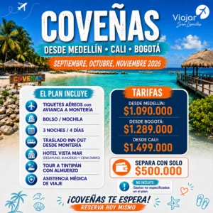 COVEÑAS EN AVION