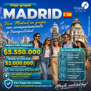 MADRID VIAJE GRUPAL