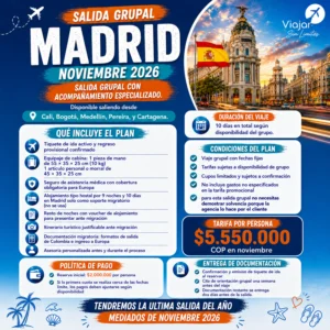 MADRID VIAJE GRUPAL