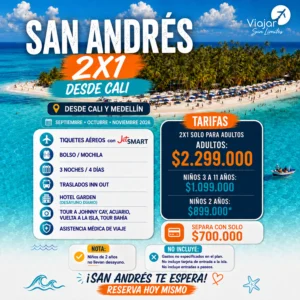 SAN ANDRÉS  PROMOCIÓN 2x1