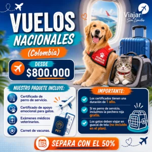 VIAJA CON TU MASCOTA  NACIONALES